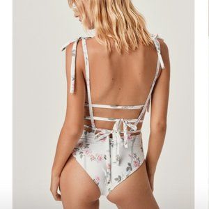 For Love & Lemons Ravi Bikini Set - Ivory S NWT